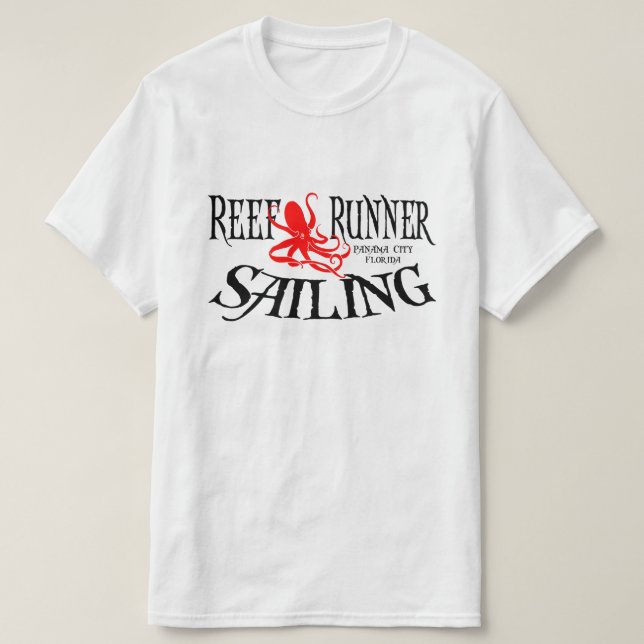 Reef Runner Sailing - Octopus Tee (Design Front)