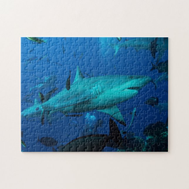 Reef Shark Great Barrier Reef Coral Sea Jigsaw Puzzle (Horizontal)