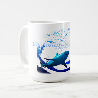Reef Shark Silhouette Coffee Mug