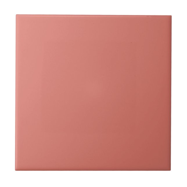 Reefed Coral Square Kitchen and Bathroom Tile (Front)