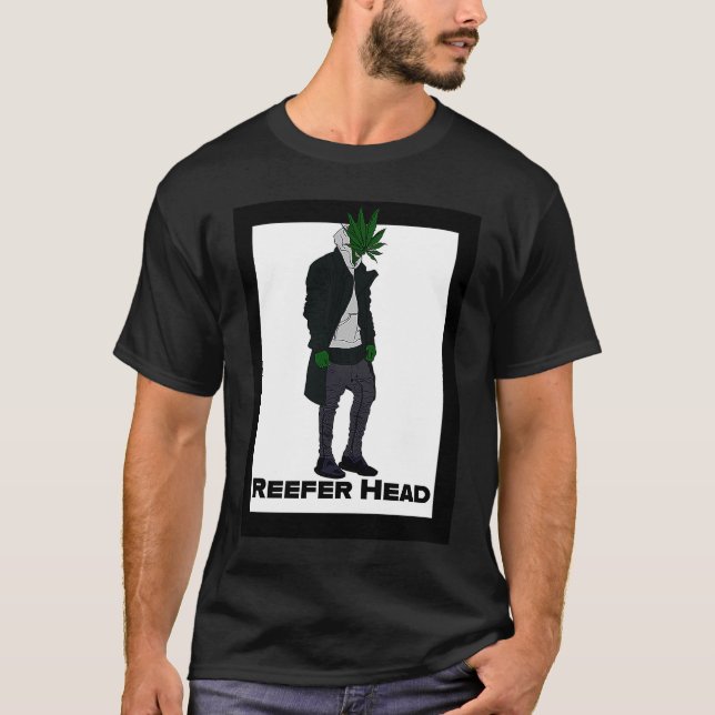 Reefer Head HipHop Male T-Shirt (Front)