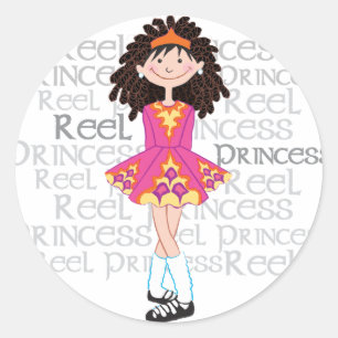 Reel Brunette Sticker