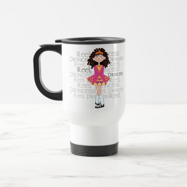Reel Brunette Travel Mug (Left)