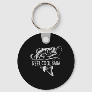 Reel Cool Baba Fishing Gifts Baba Father's Day Key Ring