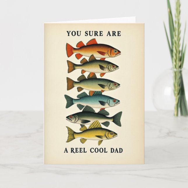 Reel Cool Dad Art Card (Front)