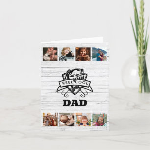 Reel Cool Dad Custom Photo Father's Day Card