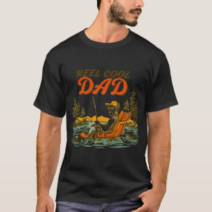 Reel Cool Dad - Fathers Day - Fishing T-Shirt