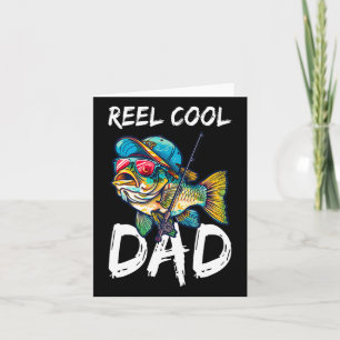 Reel Cool Dad Fisherman Fathers Day Shirt Card