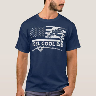 Reel Cool Dad Fisherman Fishing1585 T-Shirt
