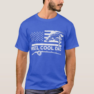 Reel Cool Dad Fisherman Fishing 1584 T-Shirt