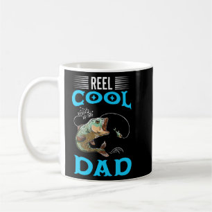 Reel Cool Dad Fishing Bottom Jumping Trolling Papa Coffee Mug