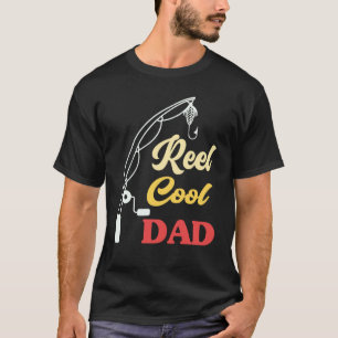 Reel Cool Dad Fishing Casting Spoon Chumming Papa T-Shirt