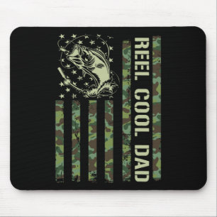 Reel Cool Dad Fishing Dad Fisherman Father's Day  Mouse Mat