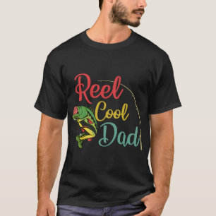 REEL COOL DAD FISHING DAD SPORT FISHERMAN FATHER D T-Shirt