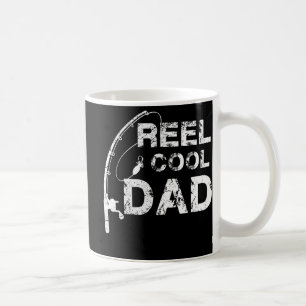 Reel Cool Dad  Fishing Daddy Father's Day Gift   Coffee Mug
