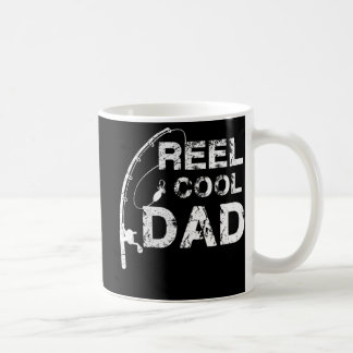 Reel Cool Dad  Fishing Daddy Father's Day Gift   Coffee Mug