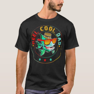 Reel Cool Dad Fishing Fathers Day Design from Son T-Shirt