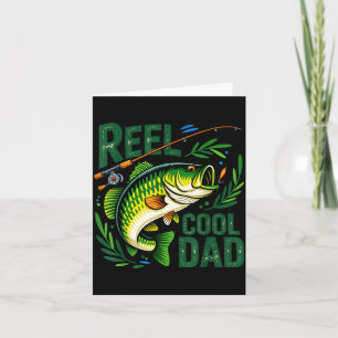 Reel cool dad fishing fisherman happy father's day card