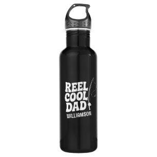 Reel Cool Dad Fishing Funny Fathers day gift 710 Ml Water Bottle