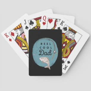 Reel Cool Dad Fishing Playing Cards