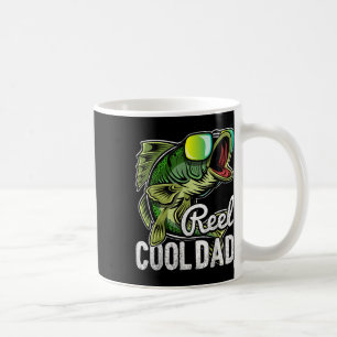 Reel Cool Dad Fishing Sungles Funny Fathers Day Gi Coffee Mug