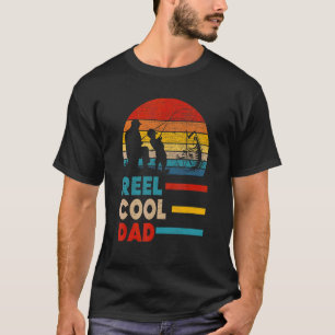 Reel Cool Dad Fishing Vintage Retro Father's Day 1 T-Shirt