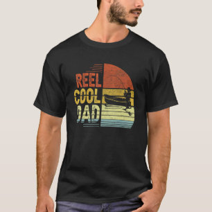 Reel Cool Dad Fishing Vintage Retro Father's Day T-Shirt