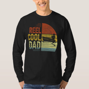 Reel Cool Dad Fishing Vintage Retro Father's Day T-Shirt