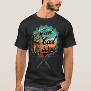 Reel Cool Dad Fishing Vintage T-Shirt