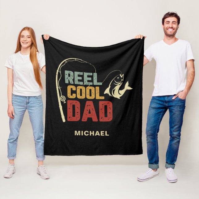 Reel Cool Dad Fleece Blanket (In Situ)