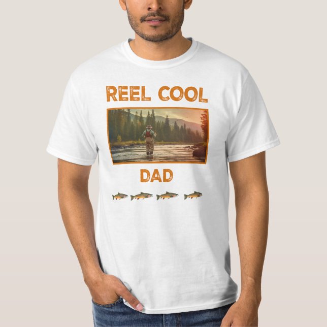 Reel Cool Dad Fly fishing shirt (Front)