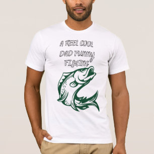 Reel Cool Dad Funny Fishing Lover T-Shirt