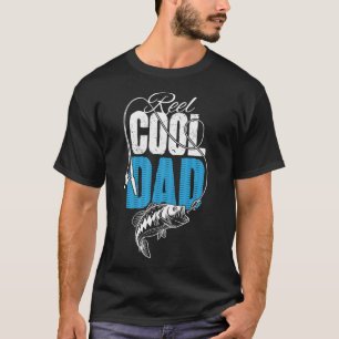 Reel Cool Dad Funny Fishing T-Shirt