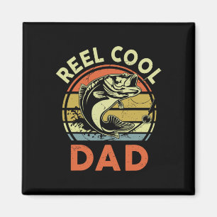 Reel Cool Dad-shirt Father Day Gift Funny B Papa F Magnet