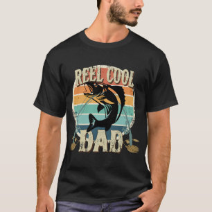 Reel Cool Dad Sunset Vintage T-Shirt