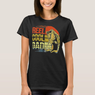 Reel Cool Dad Vintage Father's Day Fishing Papa F T-Shirt