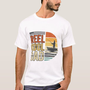 Reel Cool Dad Vintage Fishing T-Shirt Design_1