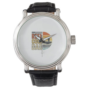 Reel Cool Dad Vintage Fishing T-Shirt Design_1 Watch