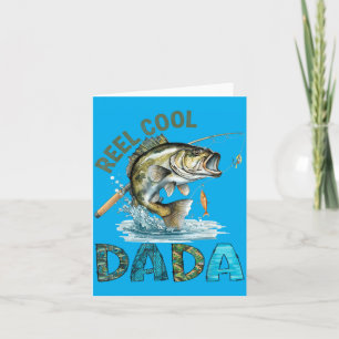 Reel Cool Dada Fathers Day Fishing Lovers Card