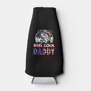 Reel Cool DADDY Fishing Gift For Fathers Day Bottle Cooler