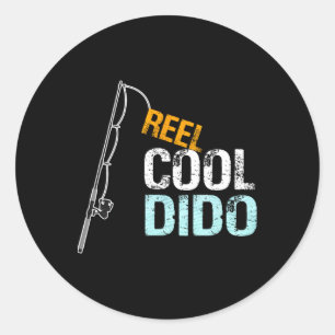 Reel Cool Dido Ukraine Ukrainian Grandpa Classic Round Sticker