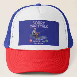 Reel Cool Funny Dad Fishing Perfect Gift  Trucker Hat