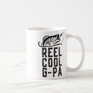 Reel Cool G-pa Fishing Fisherman Funny Retro Gpa Coffee Mug