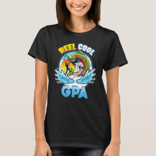 Reel Cool Gpa Fishing Dad Father Day Papa Daddy G T-Shirt