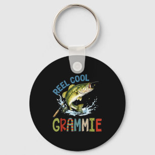 Reel cool grammie fishing grammie birthday vintage key ring