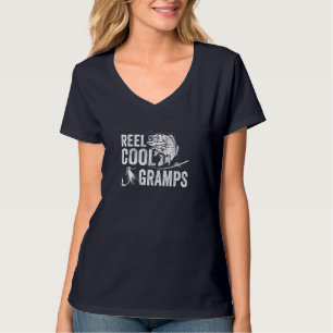 Reel Cool Gramps Fishing Father's Day Gift T-Shirt
