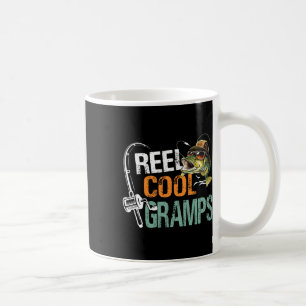 Reel Cool Gramps Fishing Gramps Birthday Vintage Coffee Mug