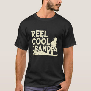 Reel cool grandad fishing funny T-Shirt
