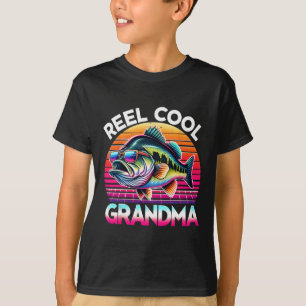 Reel Cool Grandma Mother’s Day Gifts Funny Fishing T-Shirt