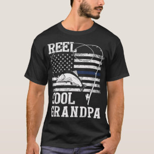 Reel Cool Grandpa Bass Fishing Fisherman Git T-Shirt